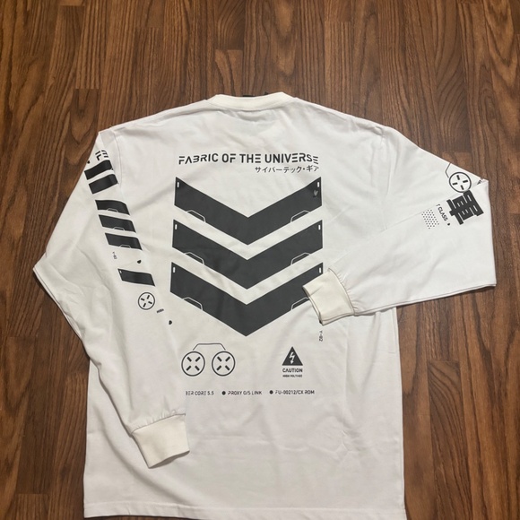 Fabric Of The Universe * Men’s Dual Fusion Premium Long Sleeve * Large * NWT - Picture 2 of 12